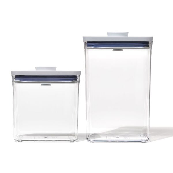 POP Container - Rectangle Medium (2.7 Qt.) & POP Container - Rectangle Short (1.7 Qt.) Bundle G4