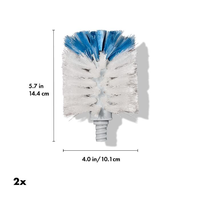 Stainless Steel Bottle Brush Refill - 2 Pack L2