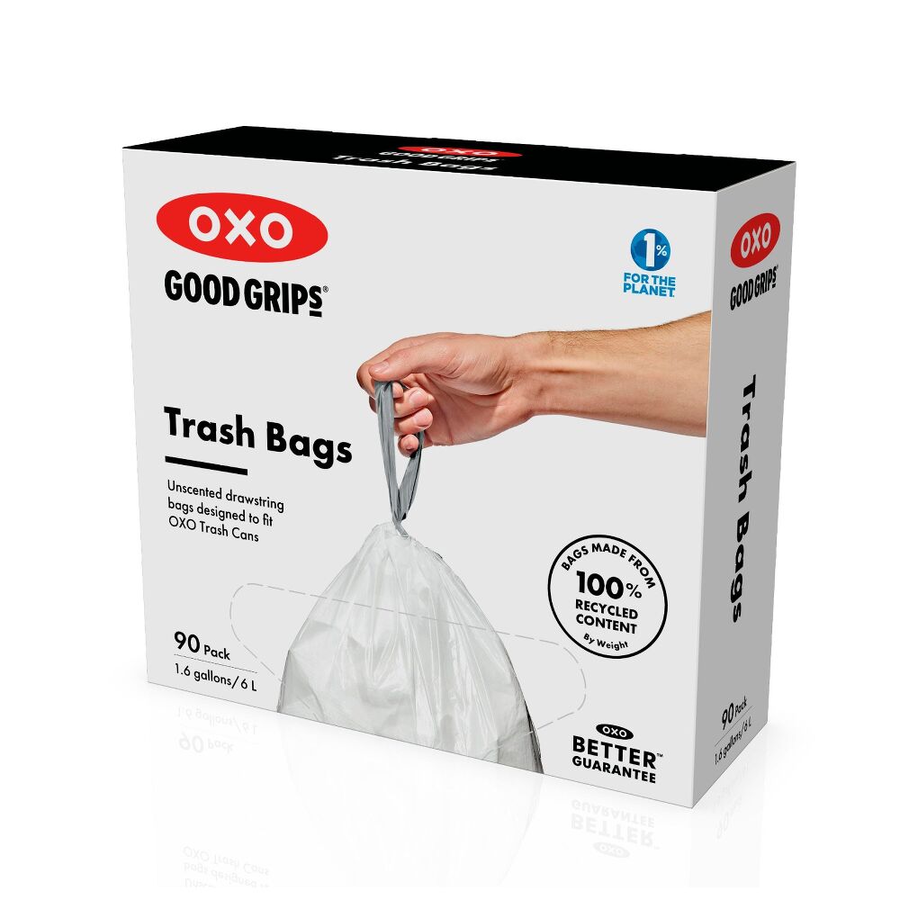 Trash Bags - 1.6 gallons/6L - 90-Pack Q0