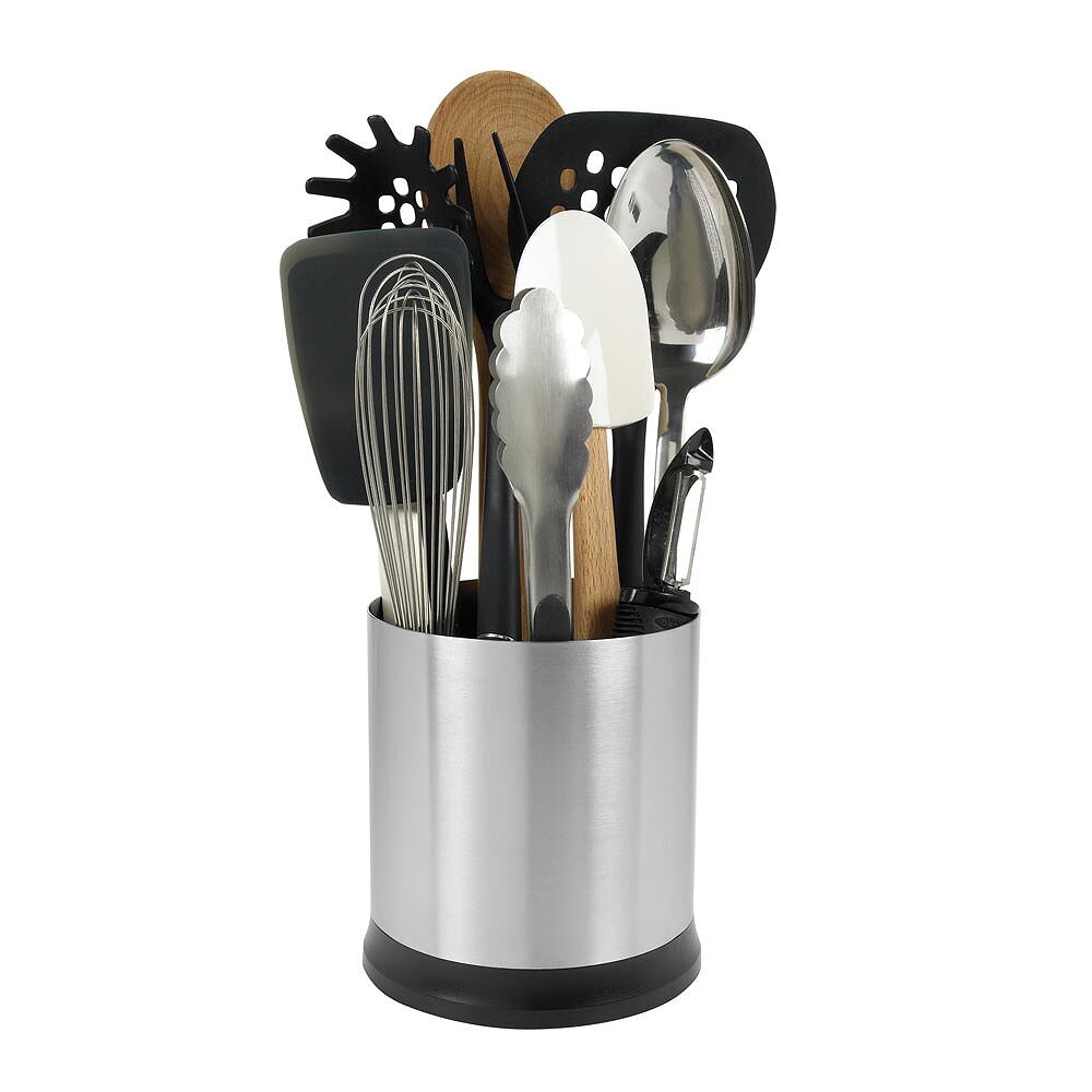 Stainless Steel Rotating Utensil Holder U1