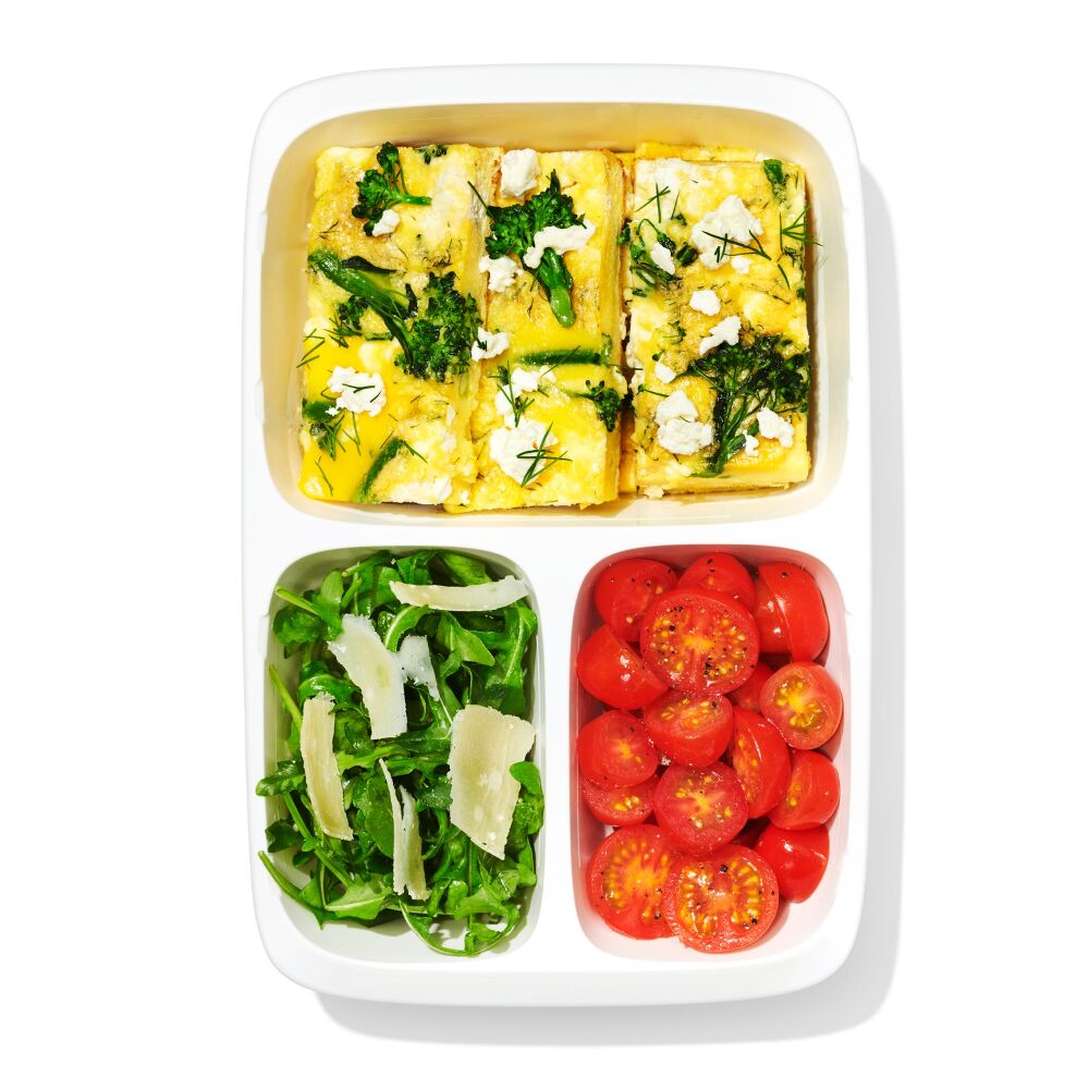 Prep & Go 4.1-Cup Divided Container - Ocean Blue U0
