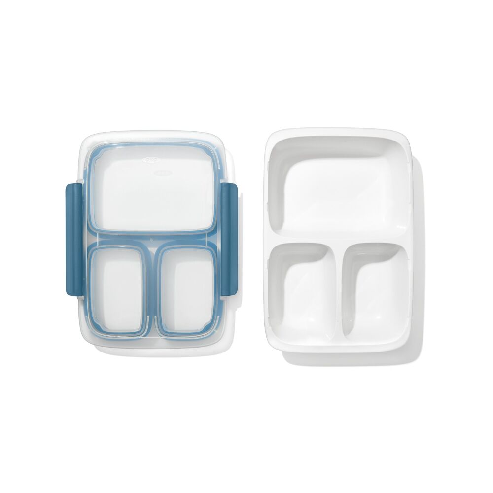 Prep & Go 4.1-Cup Divided Container - Ocean Blue V1