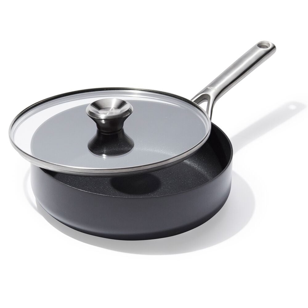 Ceramic Professional Non-Stick 3-Quart Sauté Pan with Lid U6