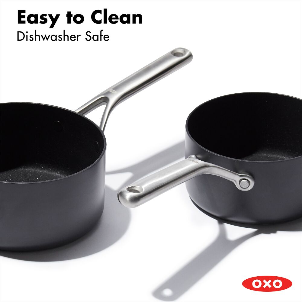 Ceramic Professional Non-Stick 4-Piece Saucepan Set (1.7 Qt & 2.3 Qt) L8
