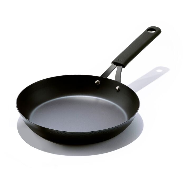 Carbon Steel Obsidian Series 10-Inch Frypan with Silicone Sleeve M0