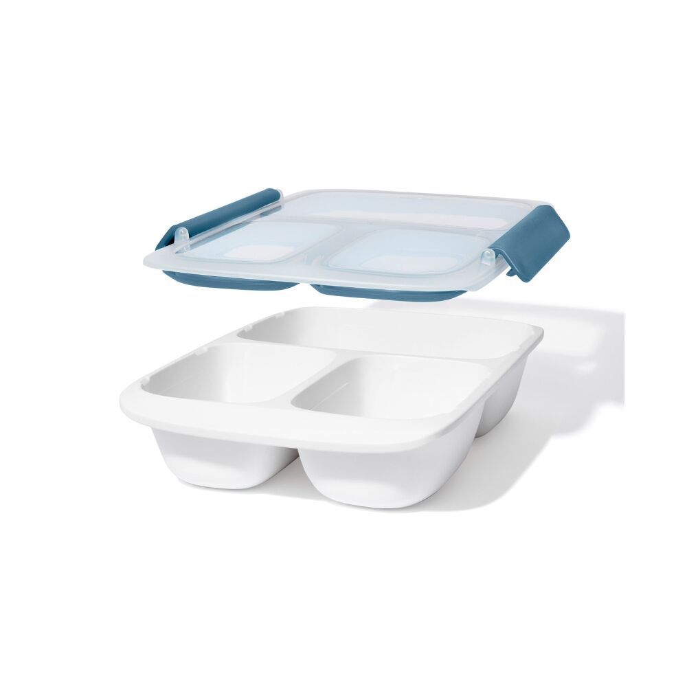 Prep & Go 4.1-Cup Divided Container - Ocean Blue V1