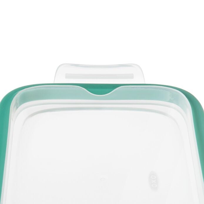 Smart Seal 8 Cup Glass Rectangle Container - Teal B3