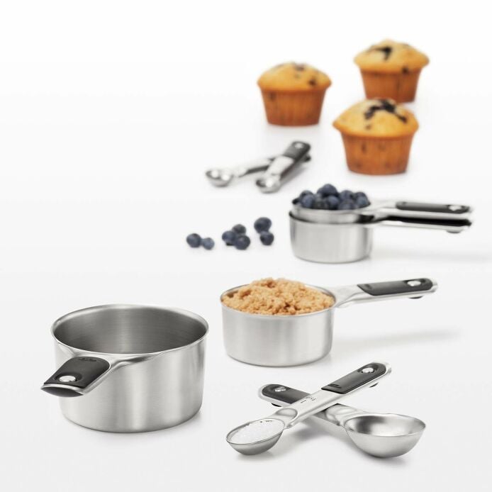 Stainless Steel Measuring Cups and Spoons Set L4
