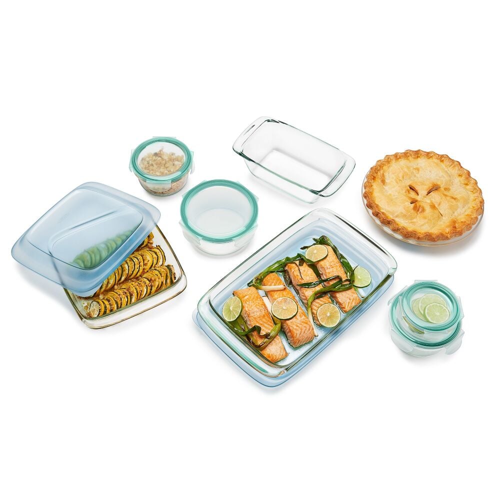 14-Piece Glass Bake, Serve & Store Set U3