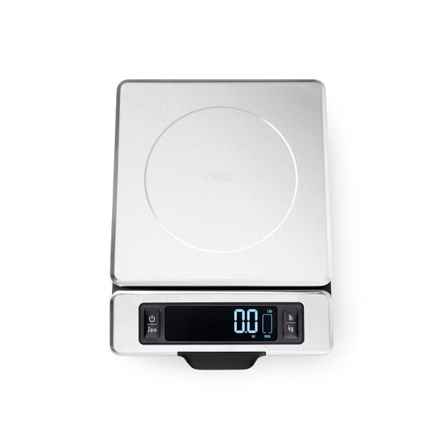 11 lb Stainless Steel Food Scale with Pull out Display M0