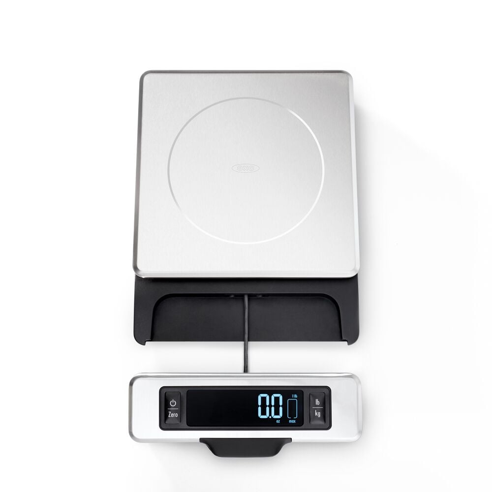 11 lb Stainless Steel Food Scale with Pull out Display M0