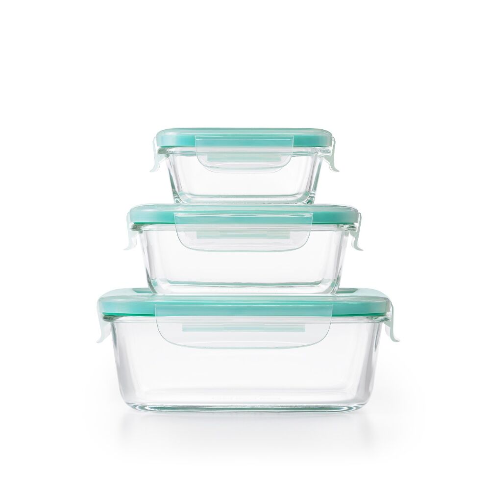 OXO Good Grips 12 Piece Smart Seal Glass Container Set U3