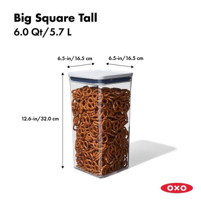POP Container - Big Square Tall (6.0 Qt.) W8
