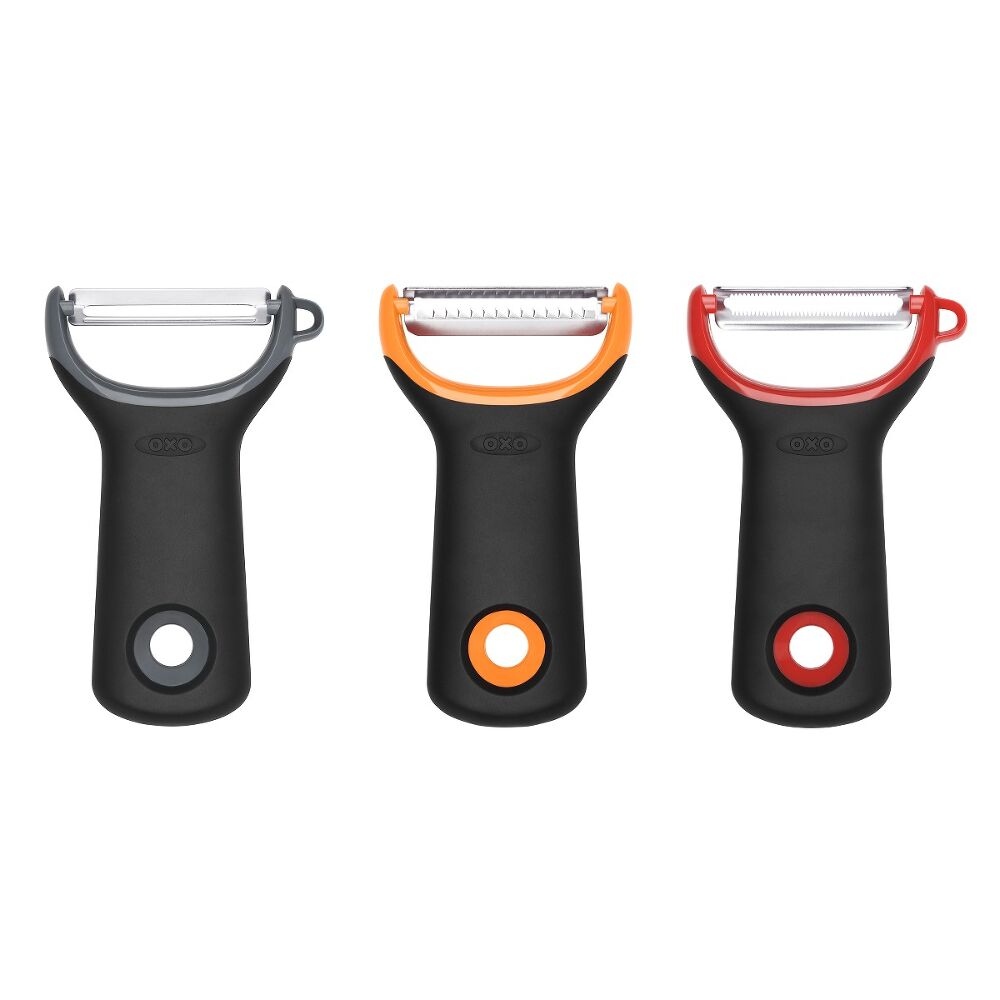 3-Piece Prep Peeler Set, Assorted Blades V6