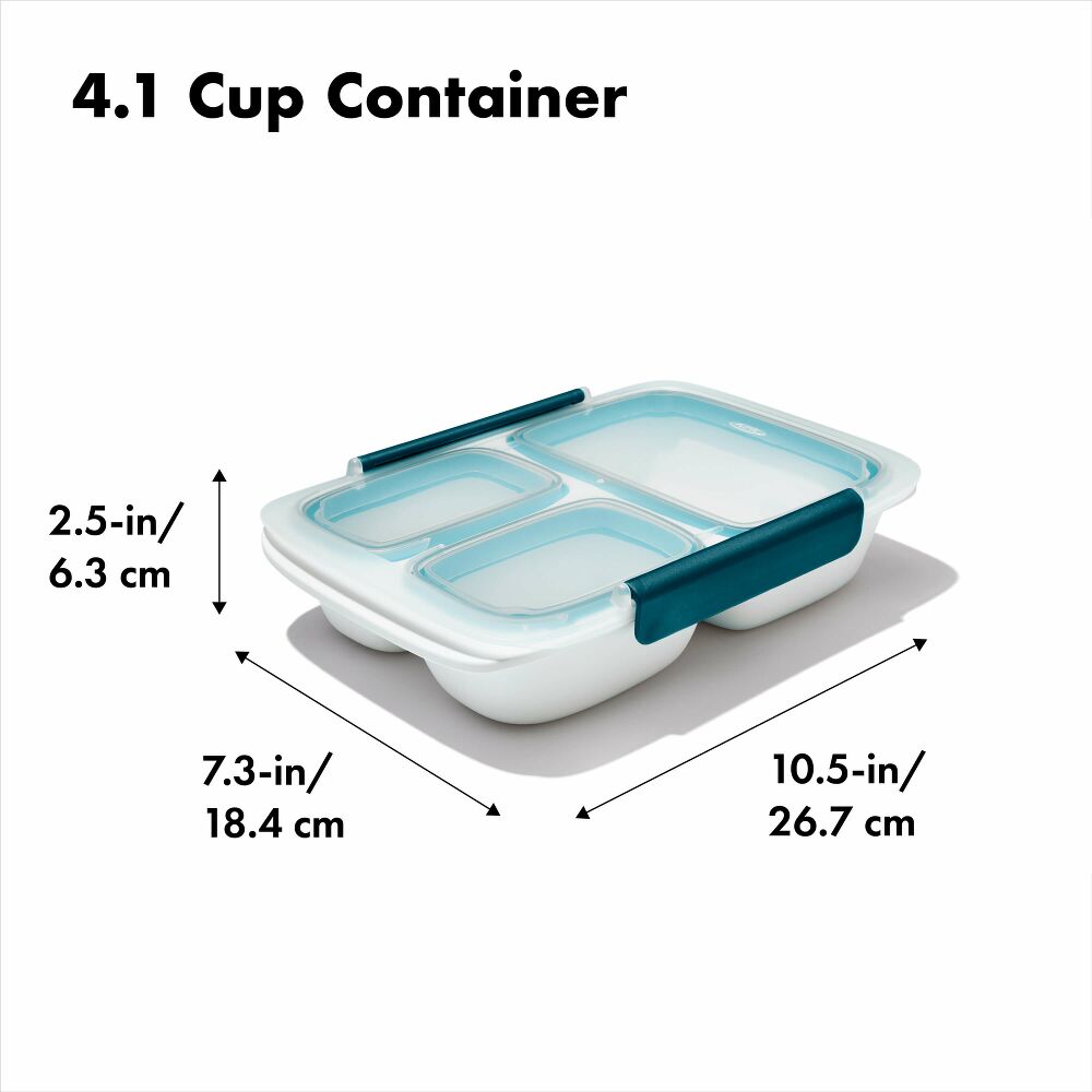 Prep & Go 4.1-Cup Divided Container A9