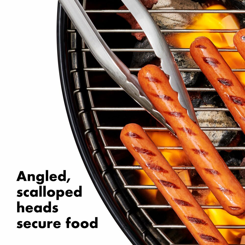 Grilling Tongs with Built-In Bottle Opener V1