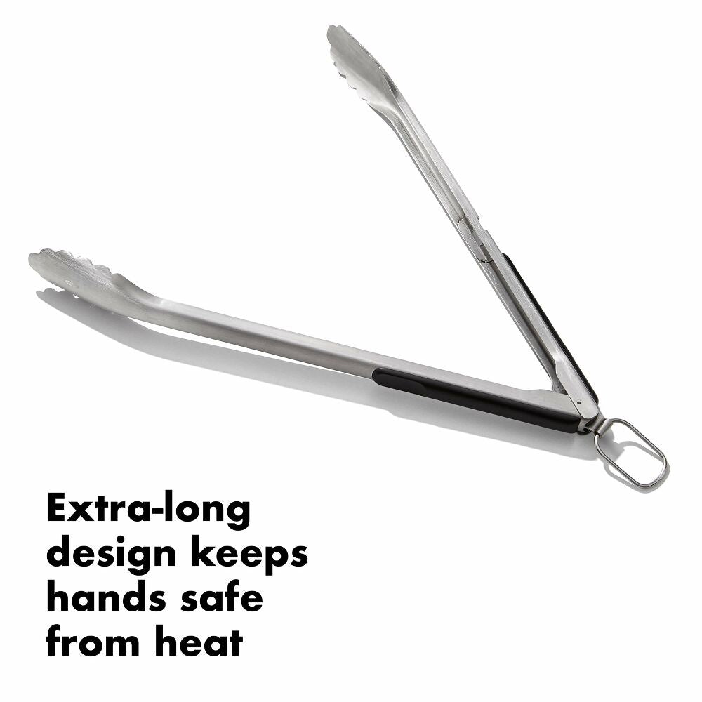 Grilling Tongs with Built-In Bottle Opener V1