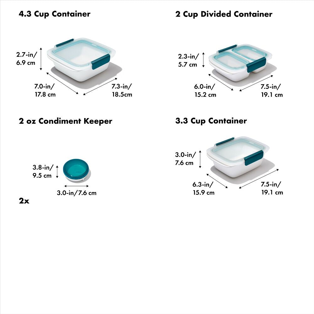 Prep & Go 10-Piece Container Set G4