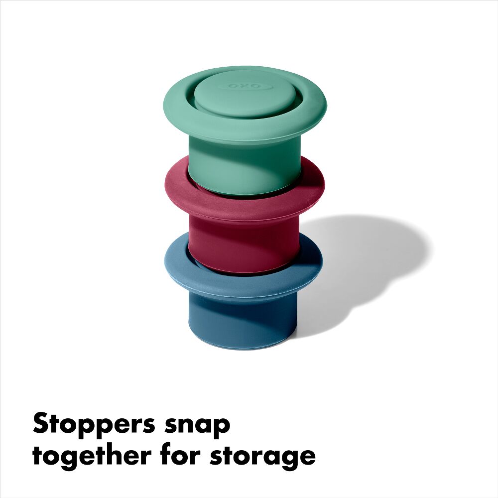 OXO Good Grips Silicone Wine Stoppers N6