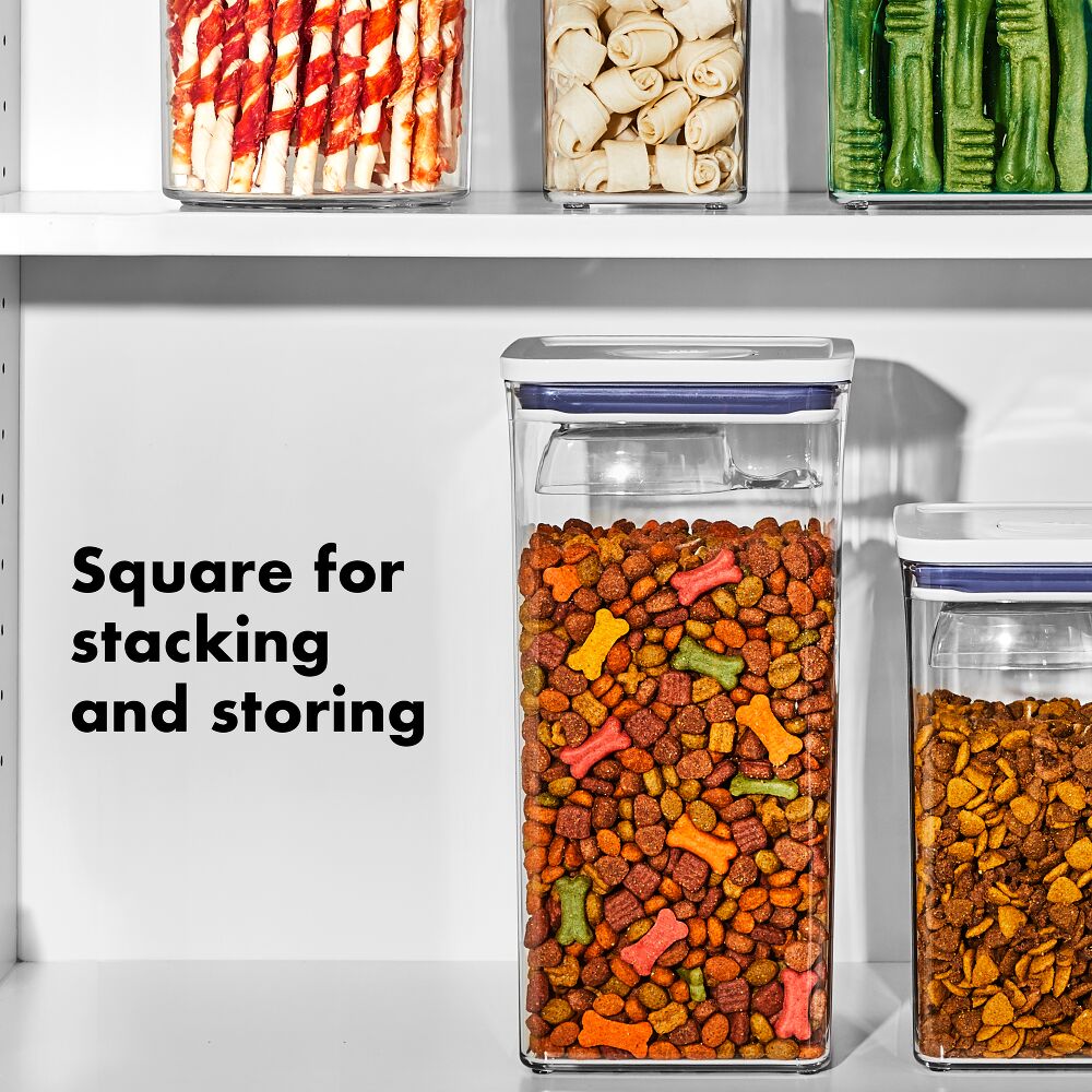 OXO Good Grips Pet POP Container – 6.0 Qt/5.7 L with Half Scoop X3