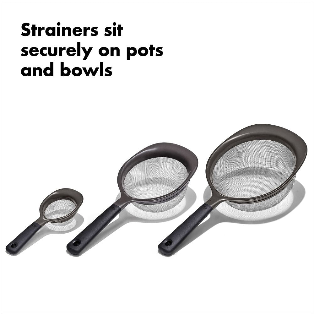 OXO Good Grips 3 Piece Strainer Set C1
