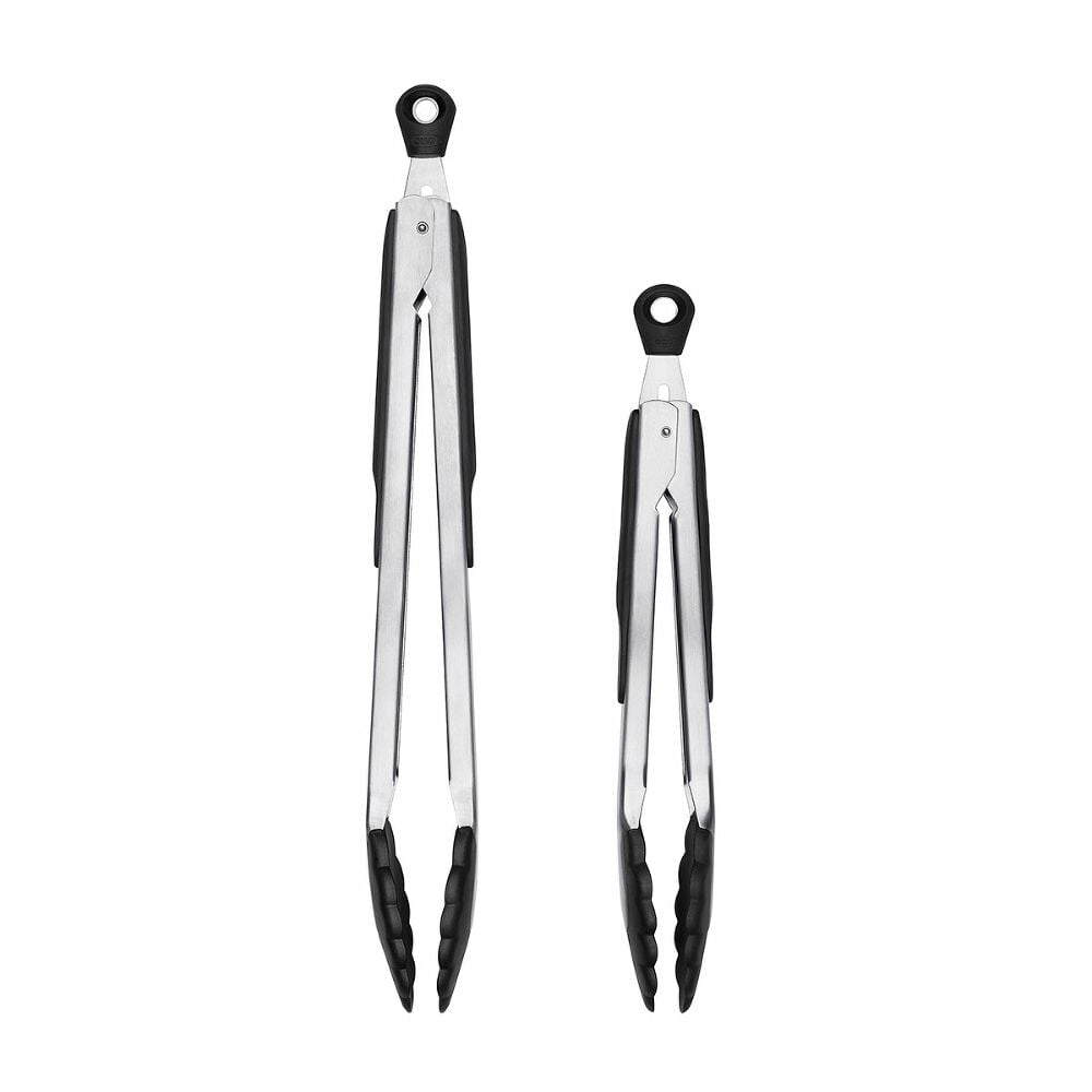 2-Piece Tongs with Nylon Heads Set E7