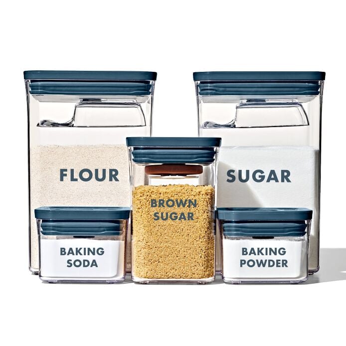 8-Piece Prelabeled Baking POP Container Set B3