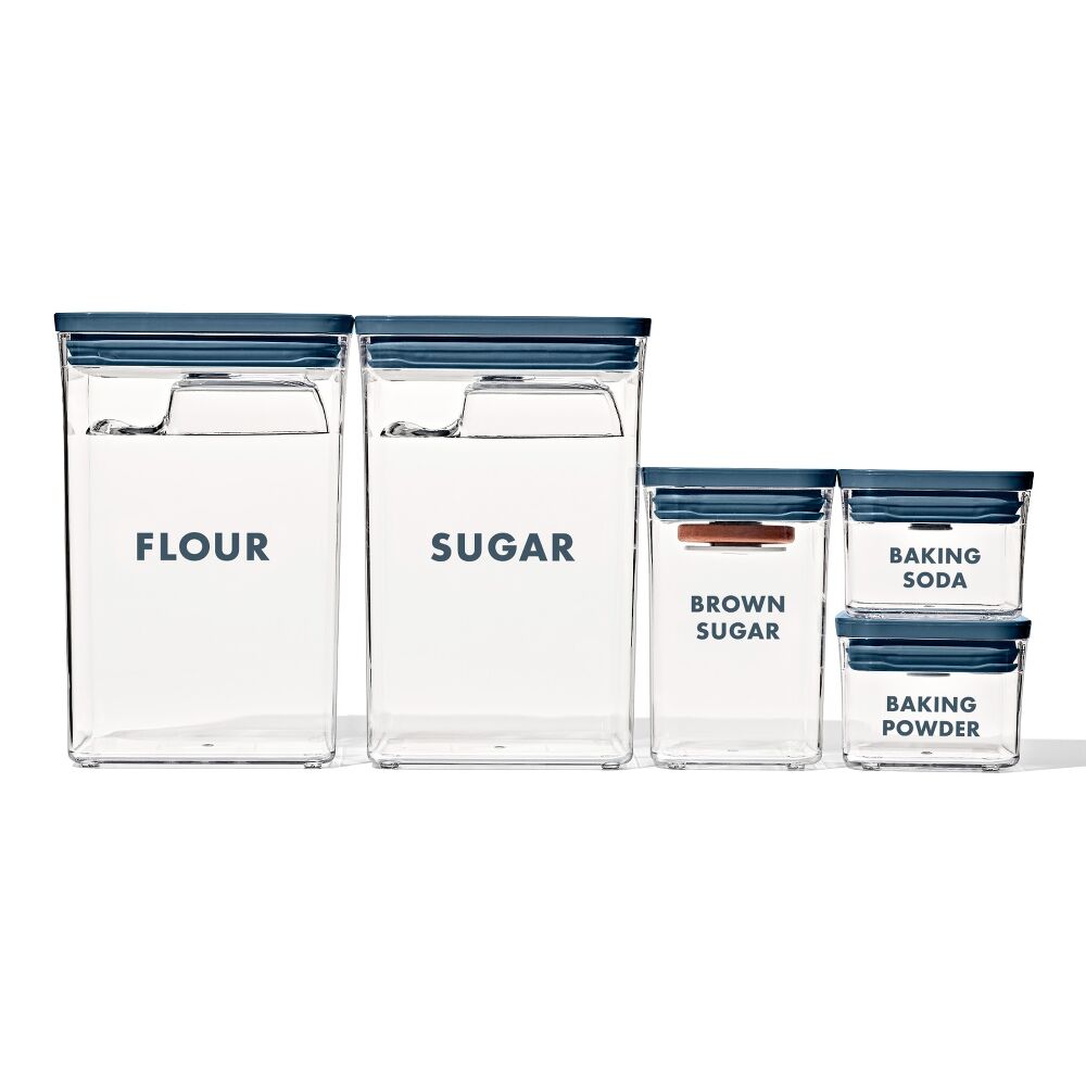 8-Piece Prelabeled Baking POP Container Set B3