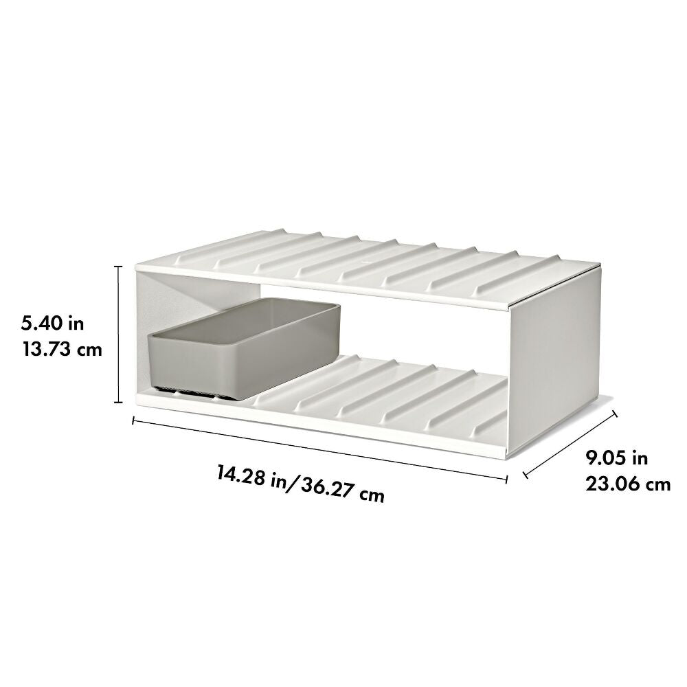Water Bottle Organizer with Accessory Bin K1