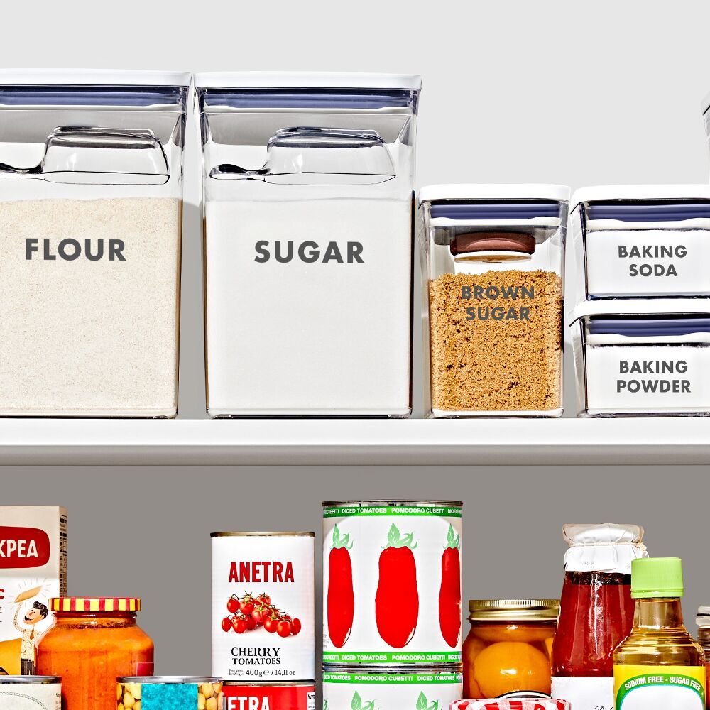 8-Piece Prelabeled Baking POP Container Set B3