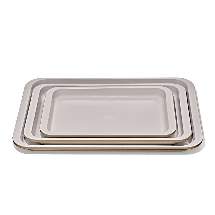 Non-Stick Pro Ceramic Coated Metal Bakeware 3 Pc Set H7