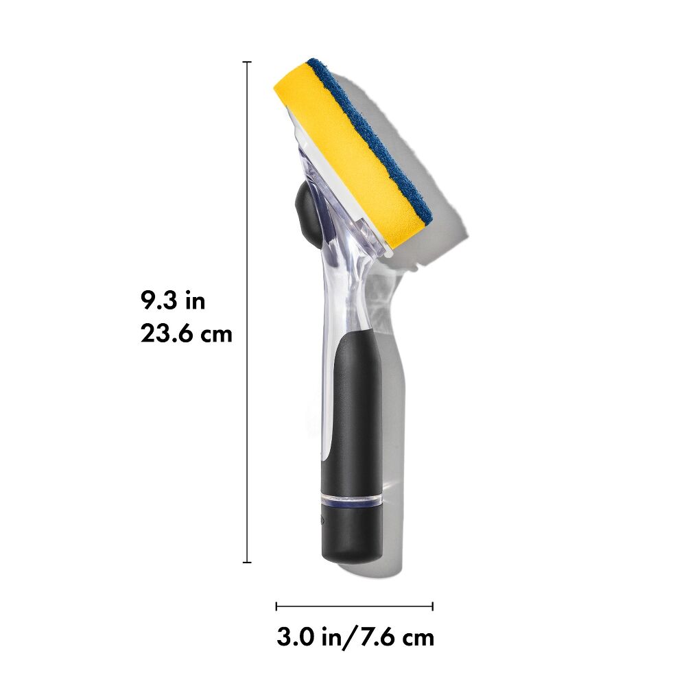 Soap Dispensing Dish Scrub W8