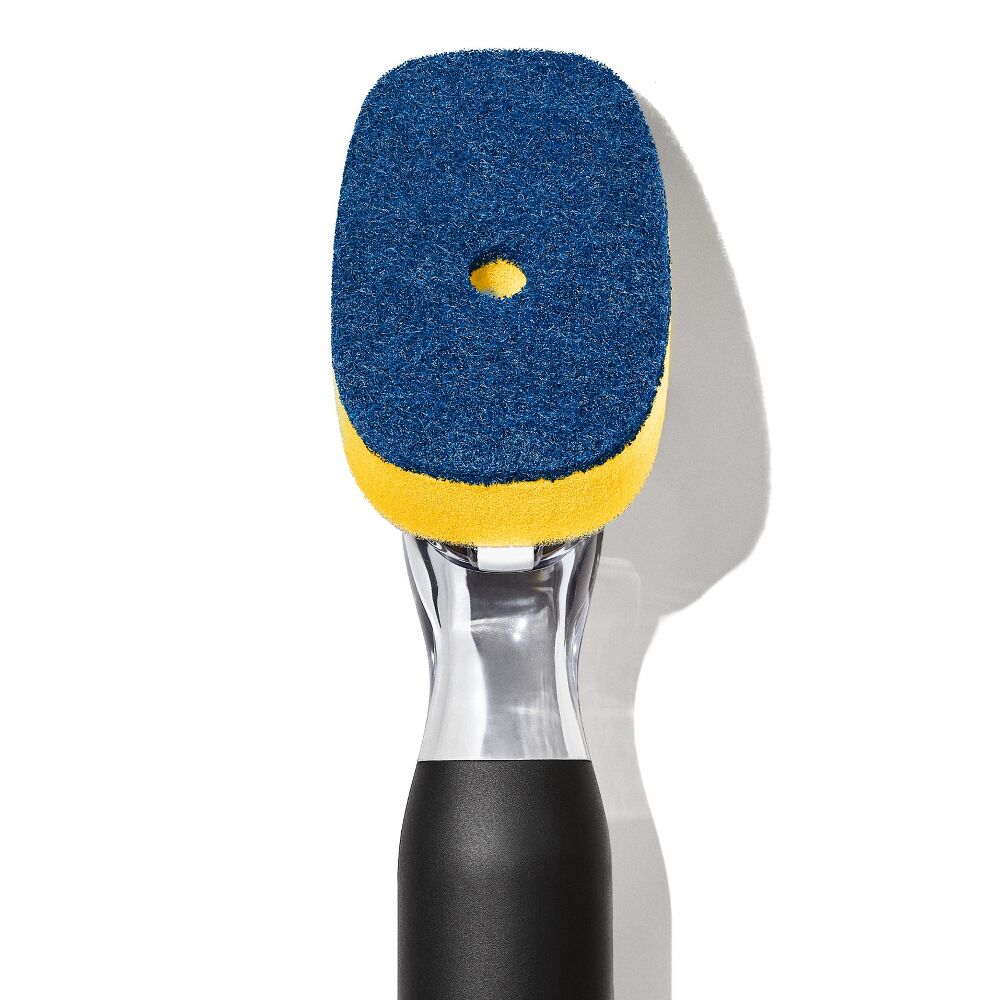 Soap Dispensing Dish Scrub W8