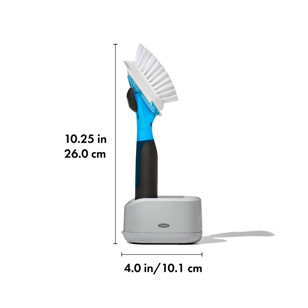 Soap Dispensing Dish Brush Storage Set H3