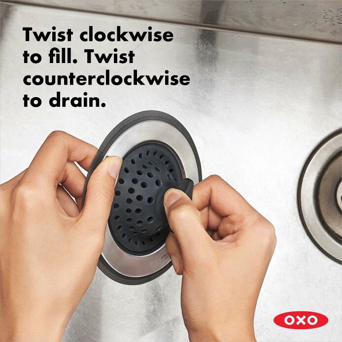 2-in-1 Silicone Sink Strainer with Stopper C6