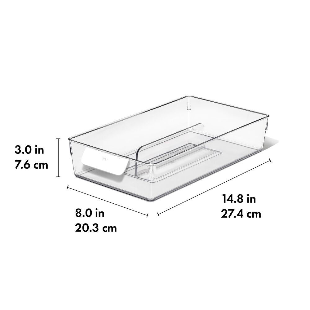 Adjustable Refrigerator Storage Bin X5