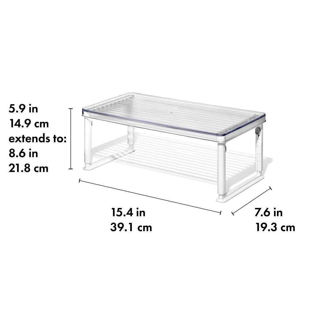 Adjustable Refrigerator Shelf Riser W1