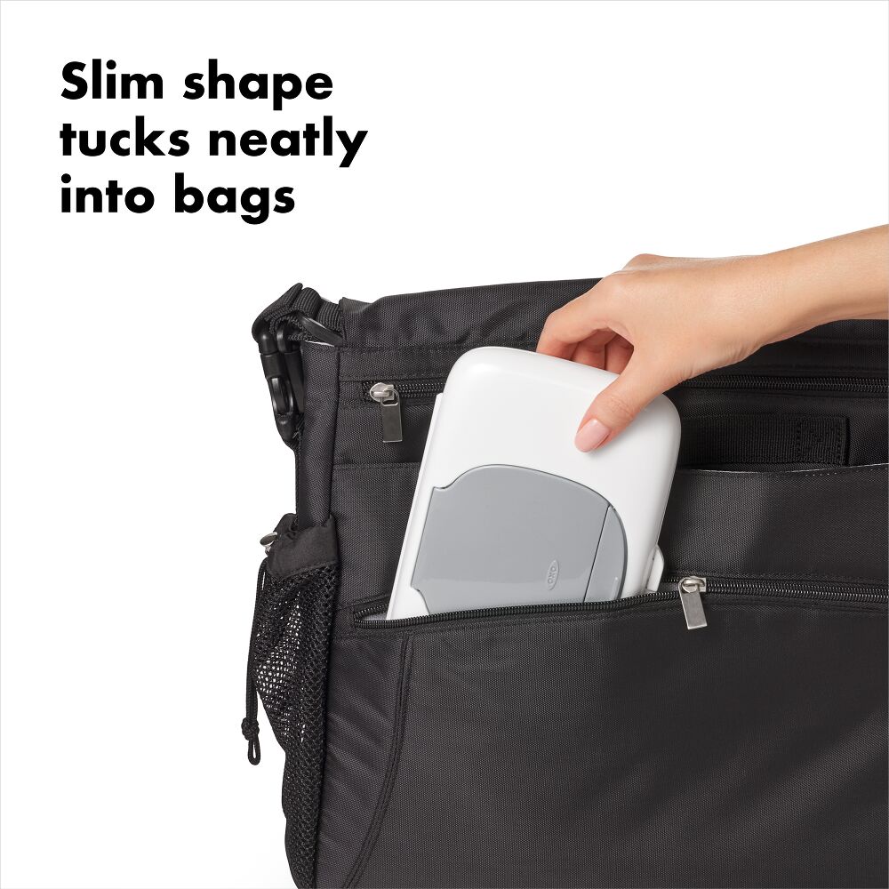OXO TOT 2-Pack On-the-Go Wipes Dispenser, Gray R0