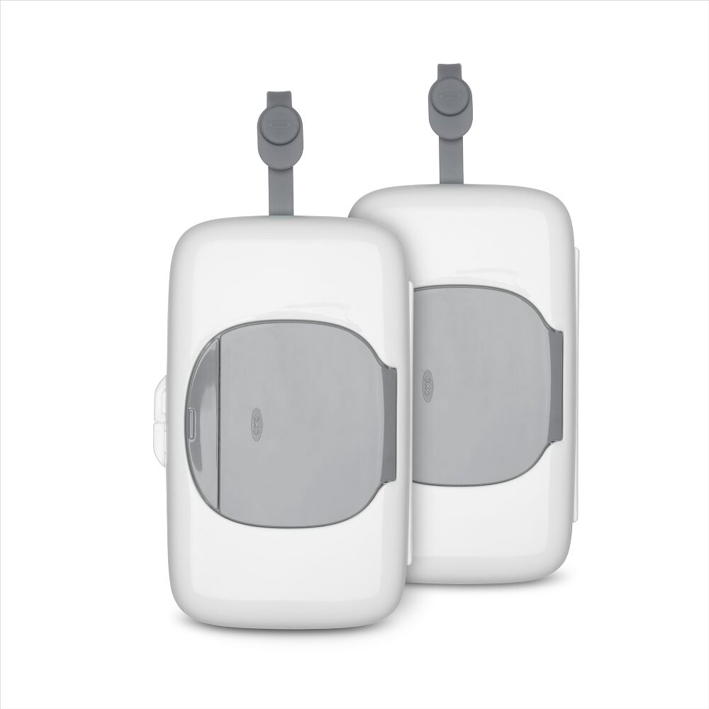 OXO TOT 2-Pack On-the-Go Wipes Dispenser, Gray R0