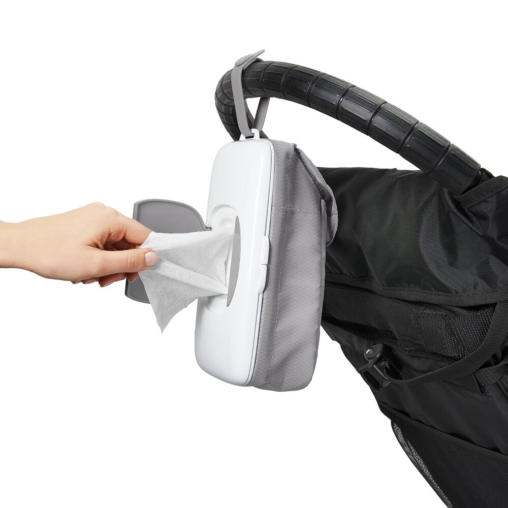 On-the-Go Wipes Dispenser with Diaper Pouch I2