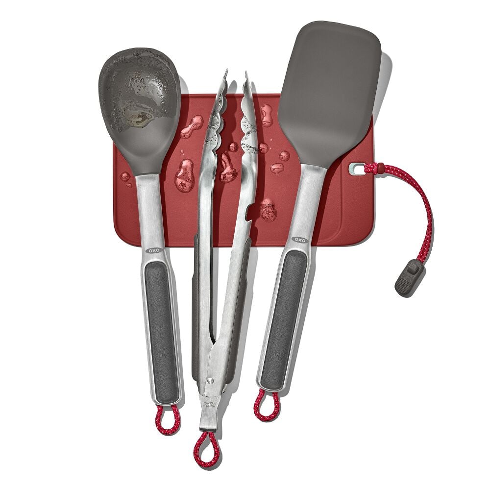 OXO Outdoor 4 -Piece Camp Stove Cooking Set S4