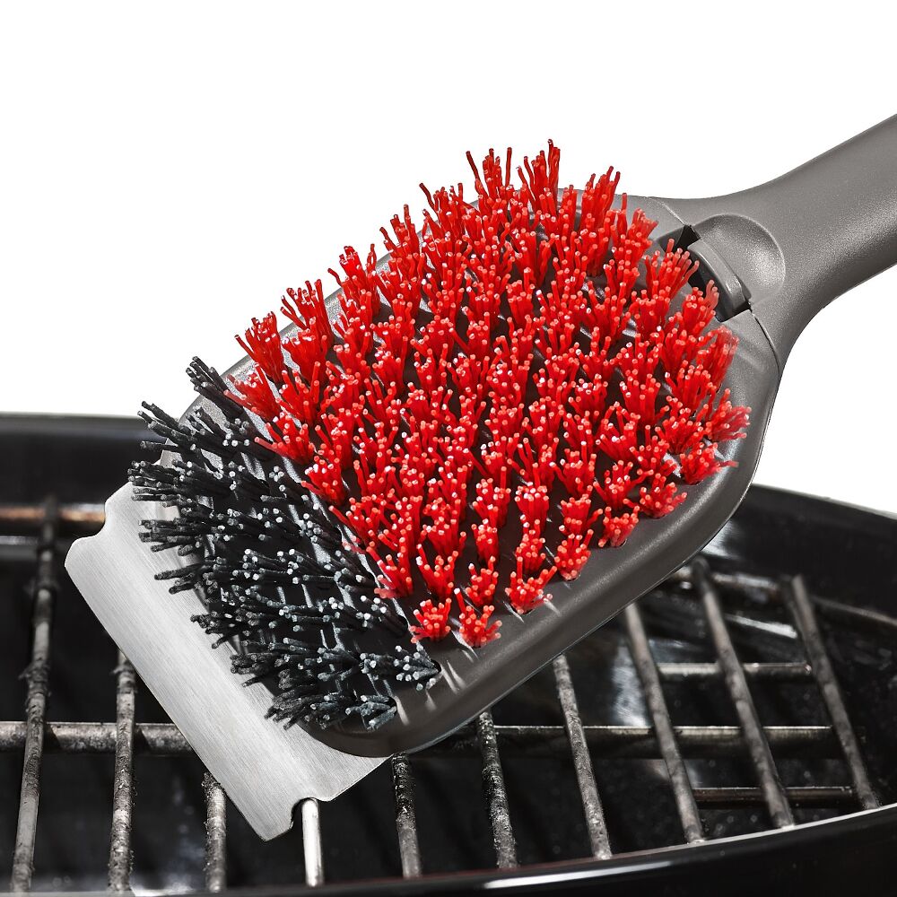 Outdoor Nylon Grill Brush Set of 2 Replacement Heads N3
