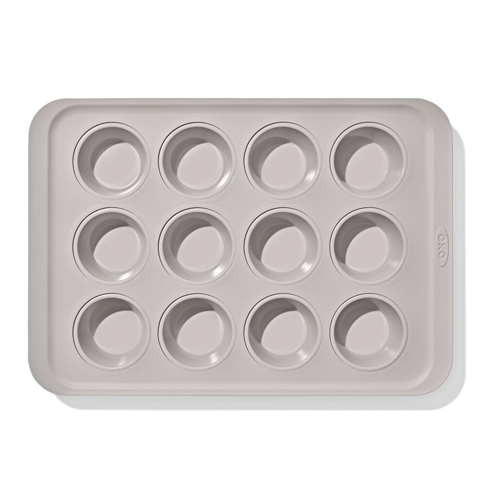 Non-Stick Pro Ceramic Coated Metal Bakeware 12 Cup Muffin Pan C0