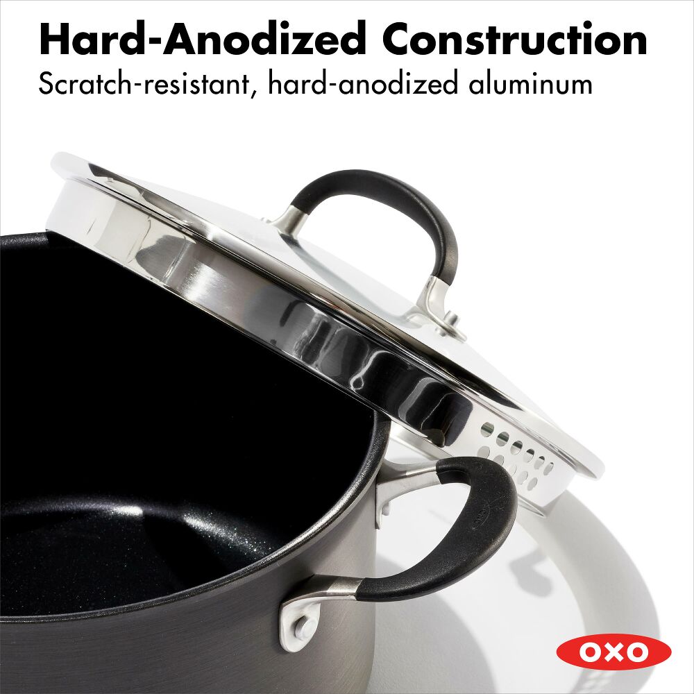 Non-Stick 6-Quart Stock Pot with Lid E4