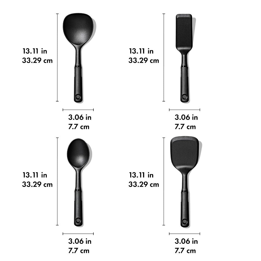 4-Piece Nylon Mini Utensil Set Z4