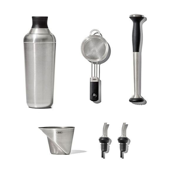 Steel 6-Piece Barware Set A5