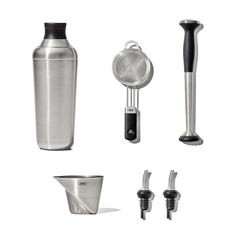Steel 6-Piece Barware Set D3