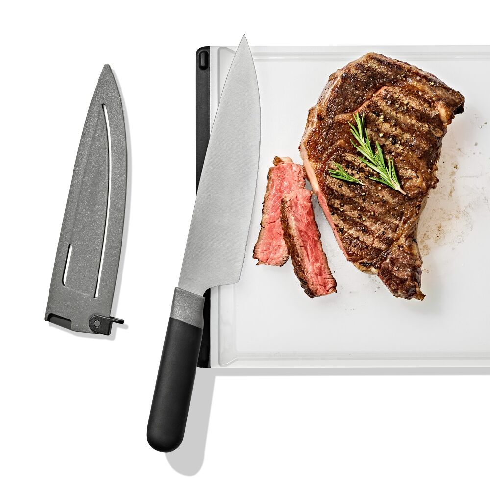 8 in Chefs Knife with Locking Sheath I7