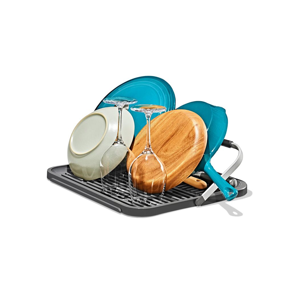 OXO Good Grips Compact Drying Rack with Dish Rest Y1