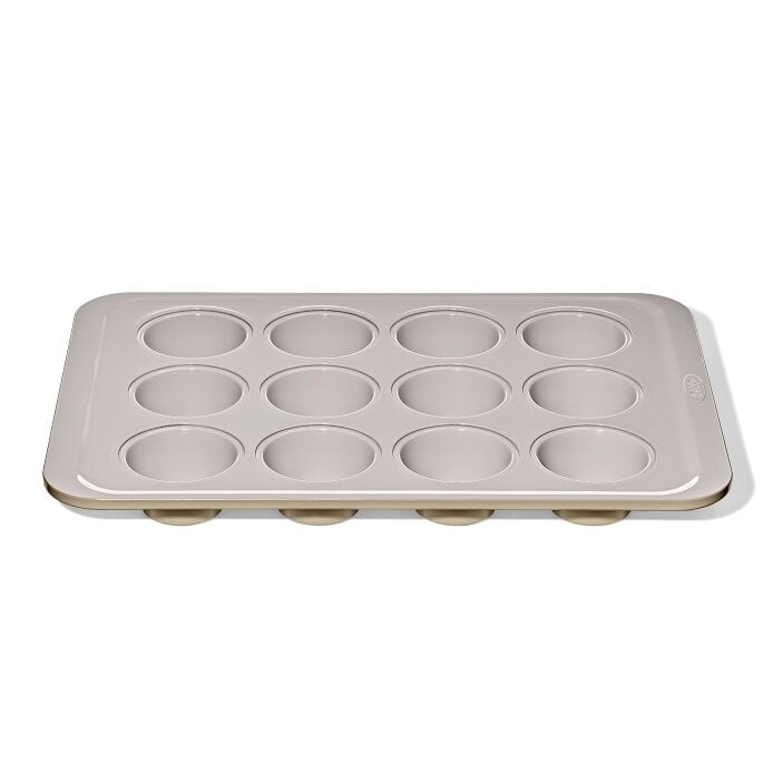 Non-Stick Pro Ceramic Coated Metal Bakeware 12 Cup Muffin Pan C0